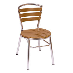 5302 Aluminum & Teak Chair
